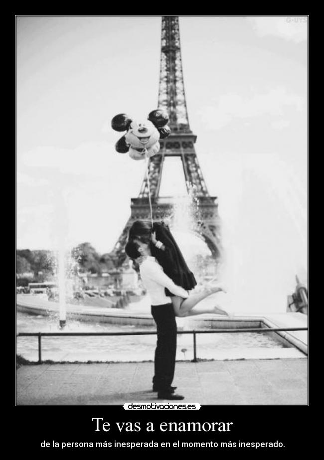 Te vas a enamorar -