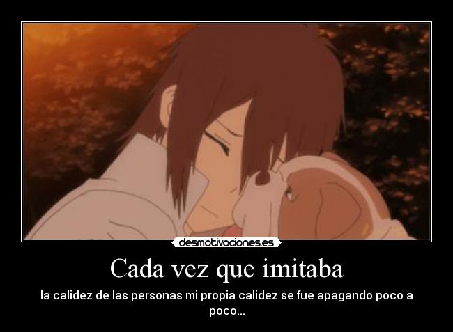 Cada vez que imitaba - 
