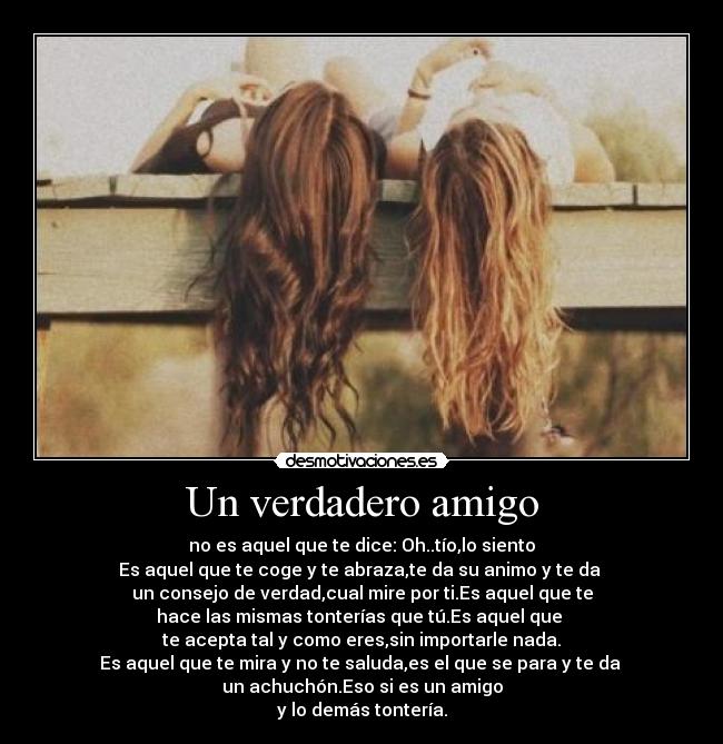 Un verdadero amigo -