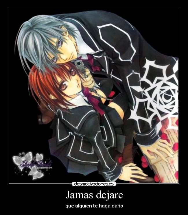 carteles jamas hacer dano yuki zero vampire knight desmotivaciones