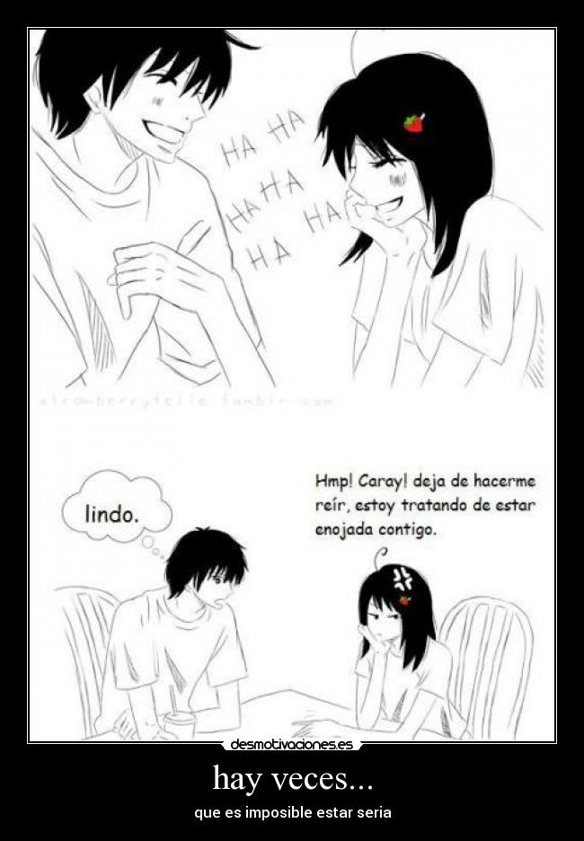 hay veces... -