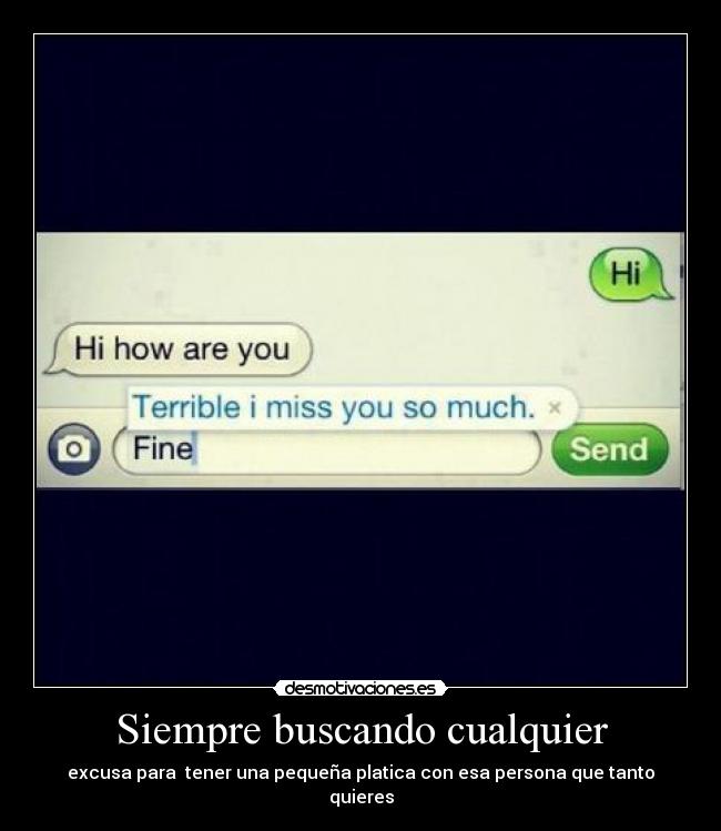 Siempre buscando cualquier -