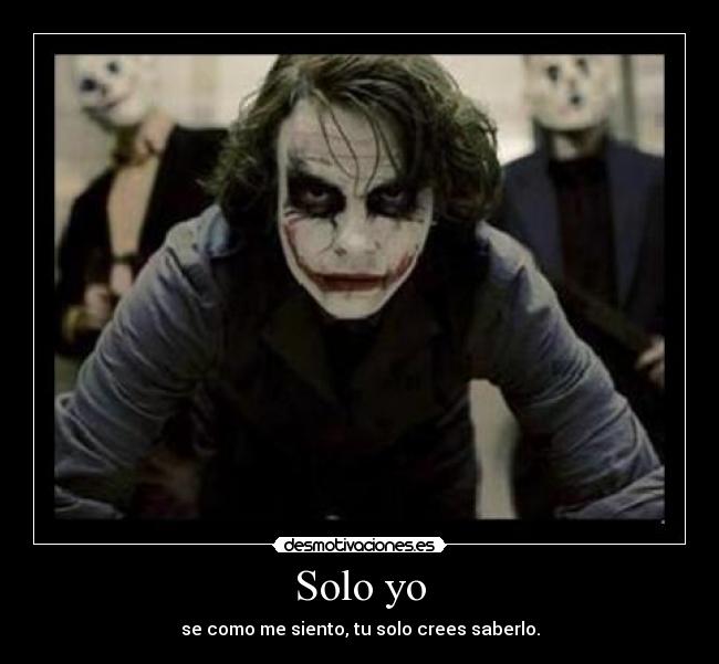 Solo yo -