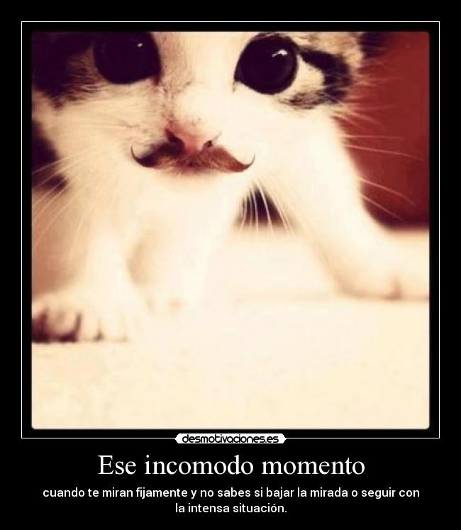 Ese incomodo momento - 