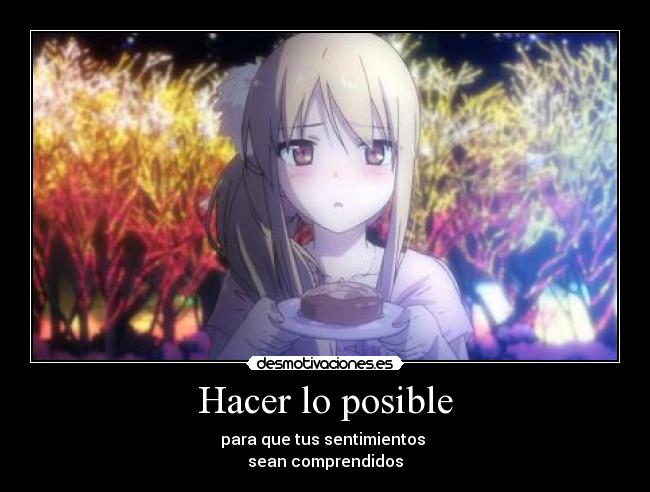 Hacer lo posible -