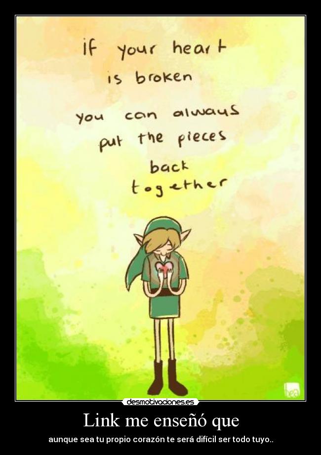 Link me enseñó que -