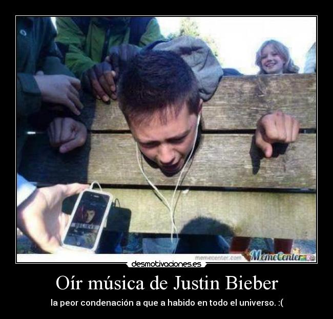 Oír música de Justin Bieber -