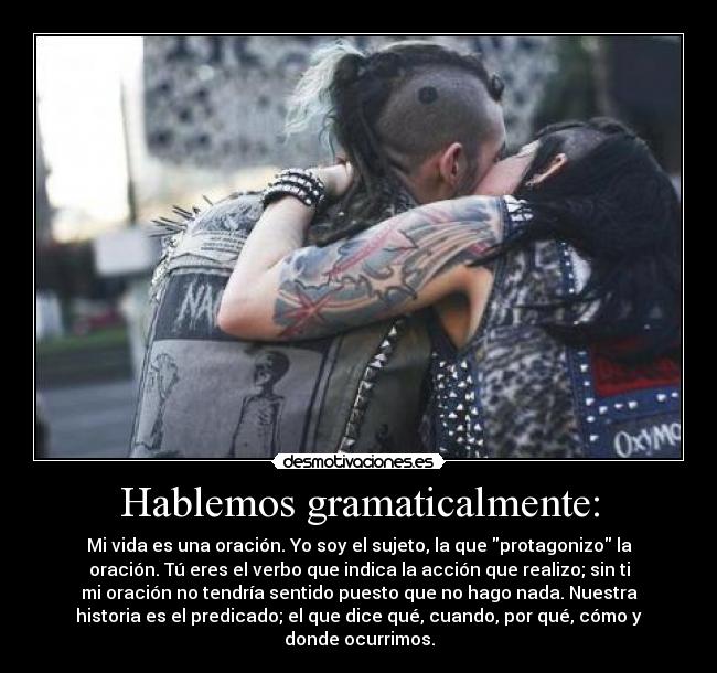 Hablemos gramaticalmente: - 