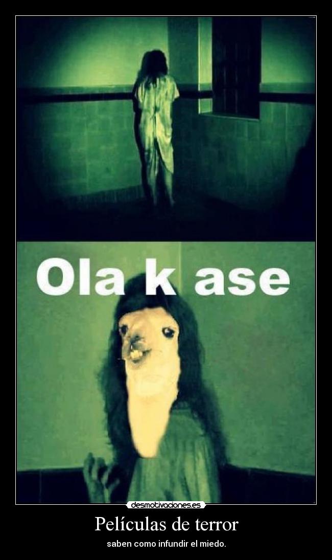 Películas de terror - saben como infundir el miedo.