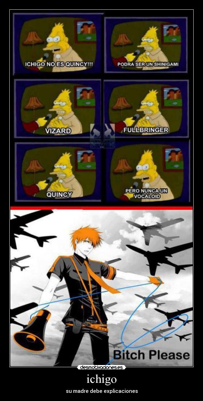 carteles ichigo desmotivaciones
