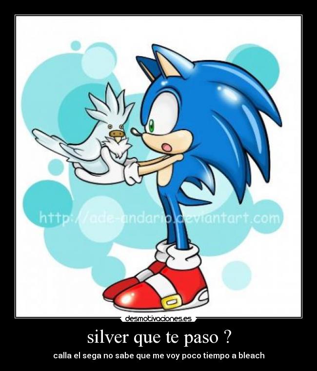 carteles sonic bleach desmotivaciones