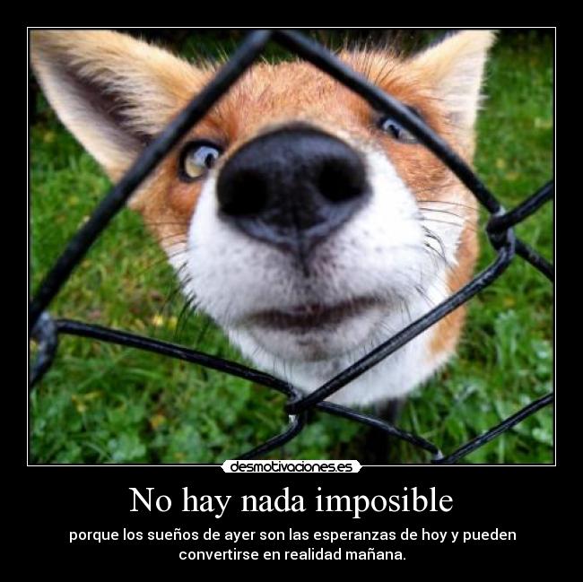 No hay nada imposible - 