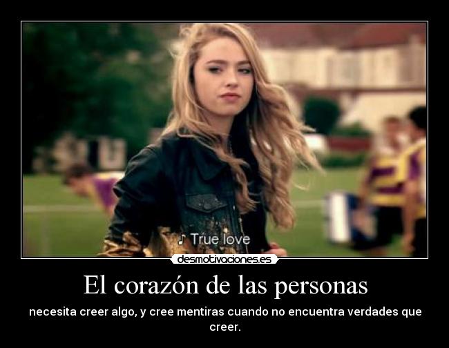 El corazón de las personas -