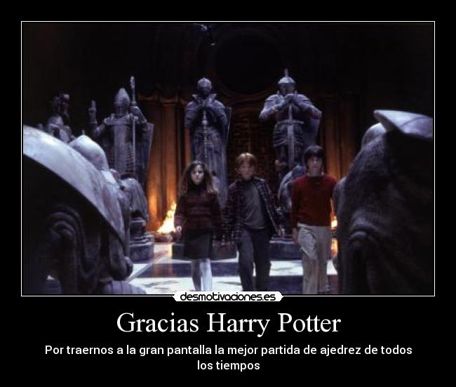 Gracias Harry Potter -