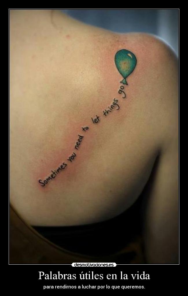 Palabras útiles en la vida -