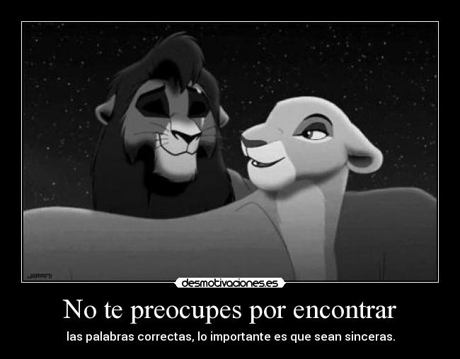 No te preocupes por encontrar - 