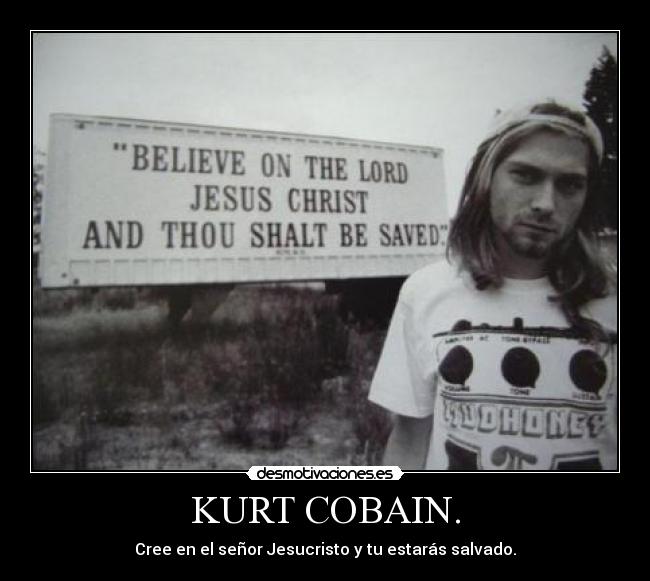 KURT COBAIN. -