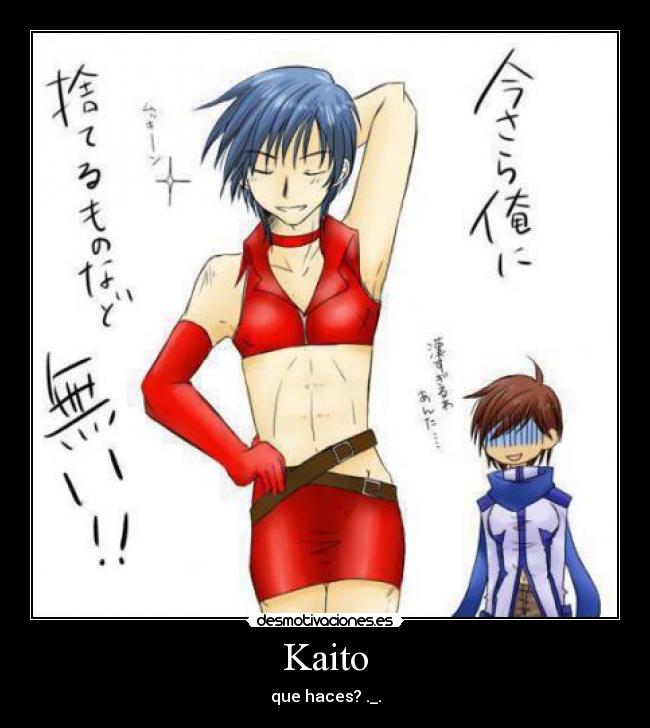 carteles kaito meiko desmotivaciones