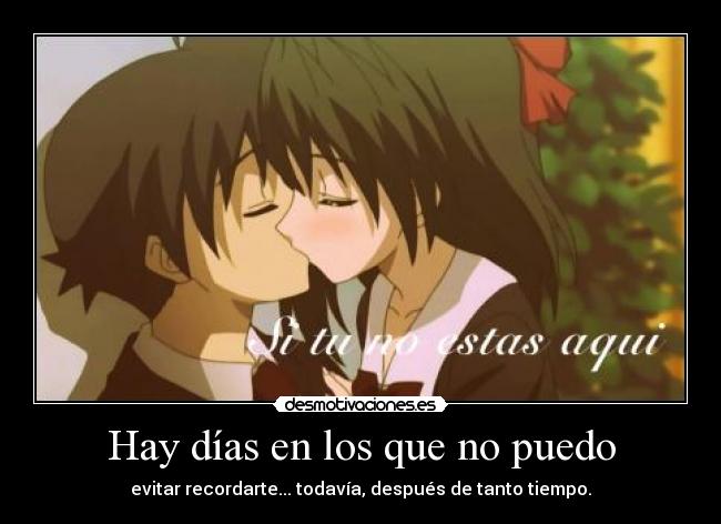 carteles school days itou makoto kiyoura setsuna hay dias los que puedo desmotivaciones