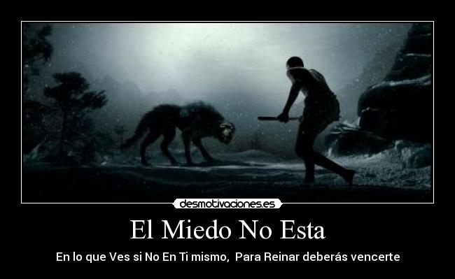 El Miedo No Esta - 