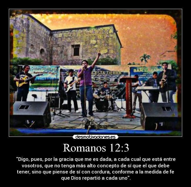 Romanos 12:3 - 