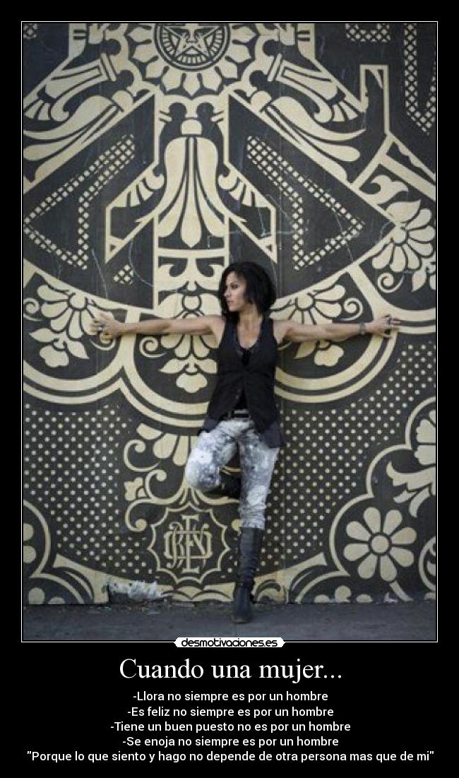 Cuando una mujer... - 