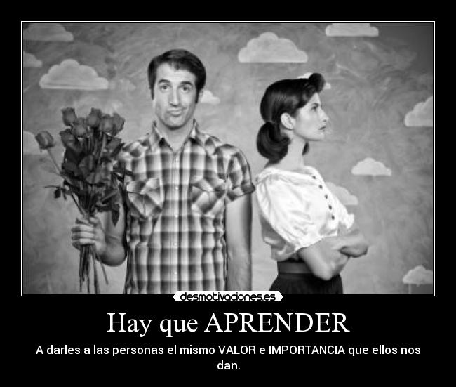 Hay que APRENDER -