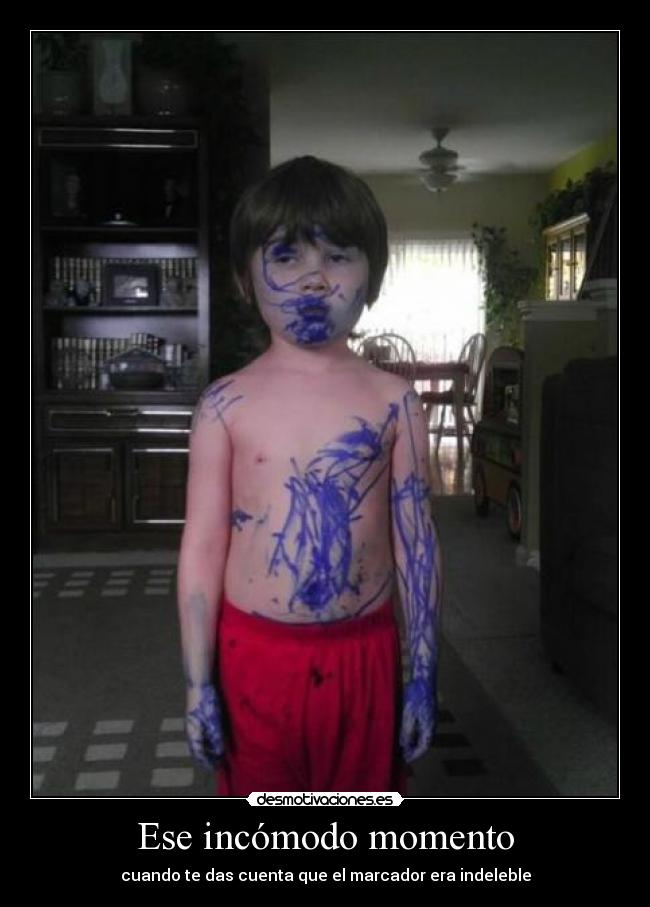 Ese incómodo momento -