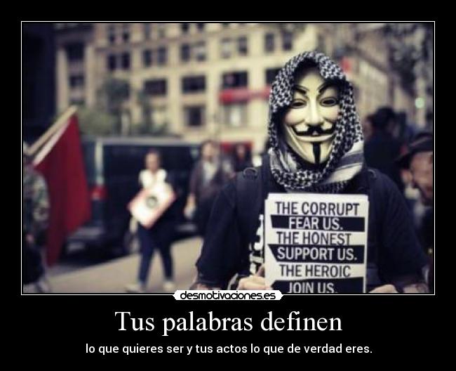 Tus palabras definen -