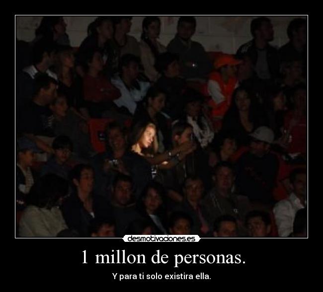 1 millon de personas. - 