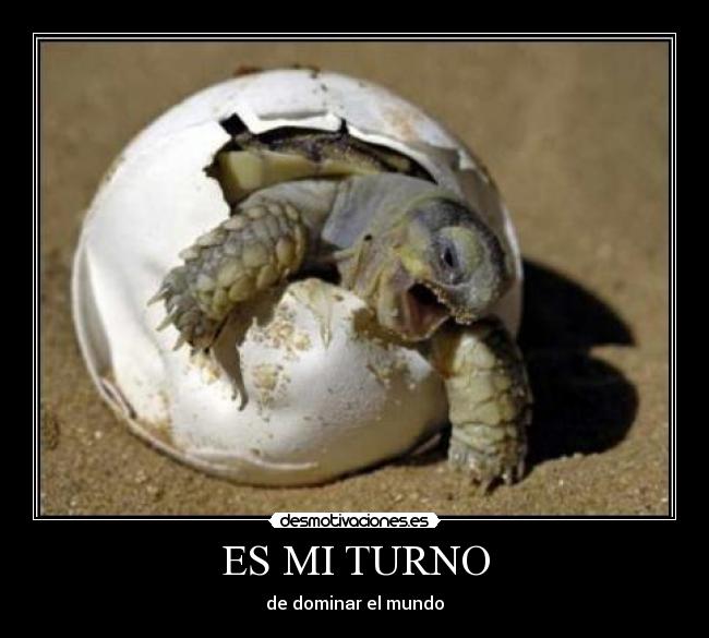 ES MI TURNO - de dominar el mundo