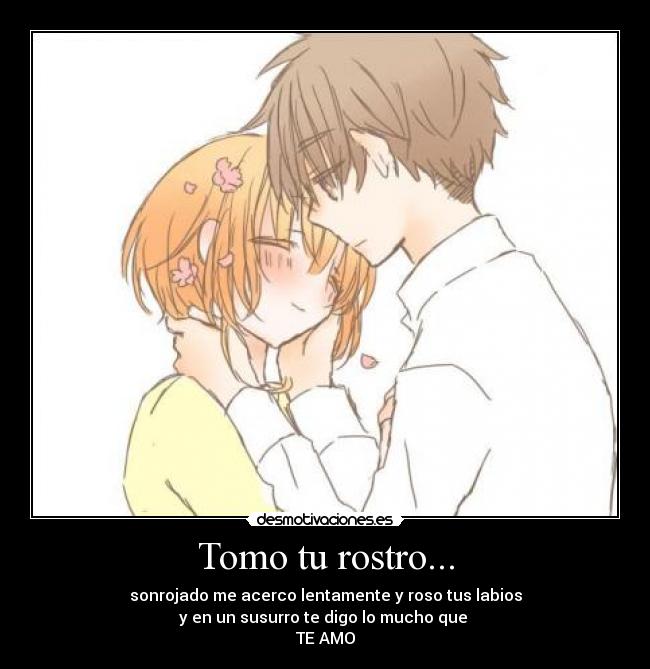 Tomo tu rostro... - 