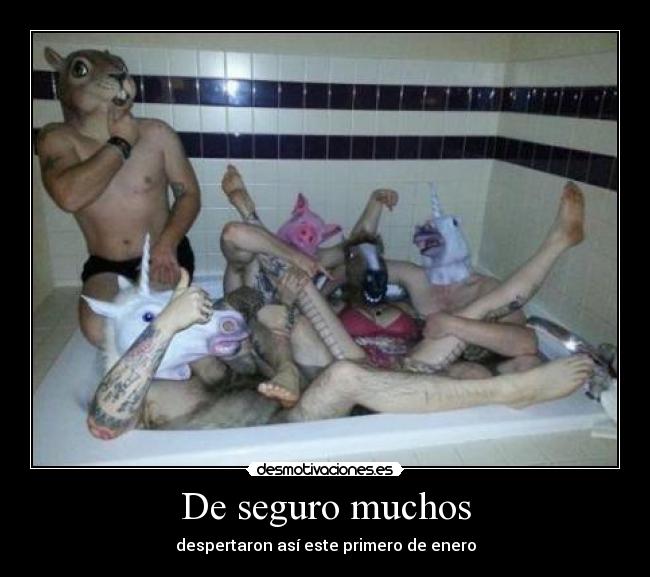 De seguro muchos - despertaron así este primero de enero