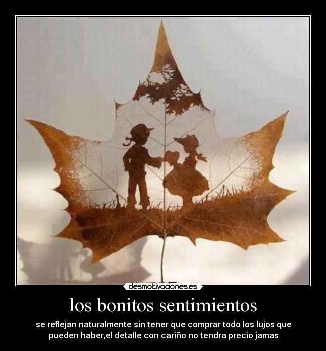 los bonitos sentimientos -