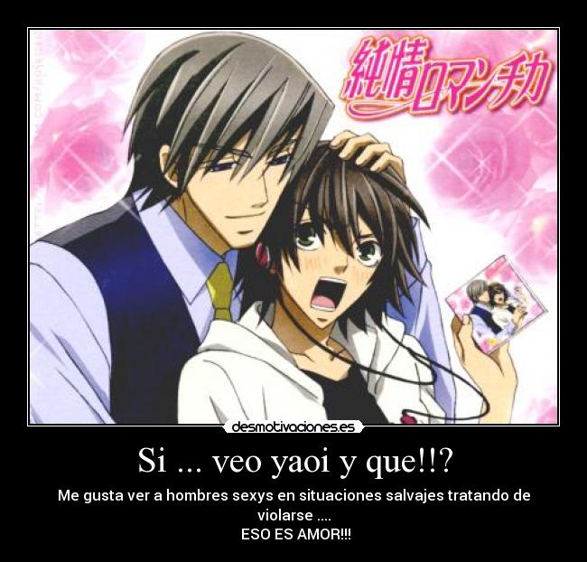 Si ... veo yaoi y que!!? -
