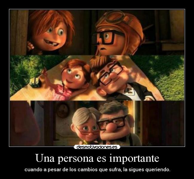 Una persona es importante -