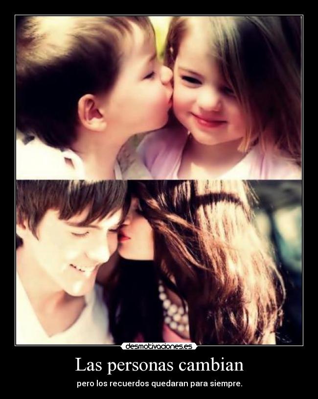 Las personas cambian - 