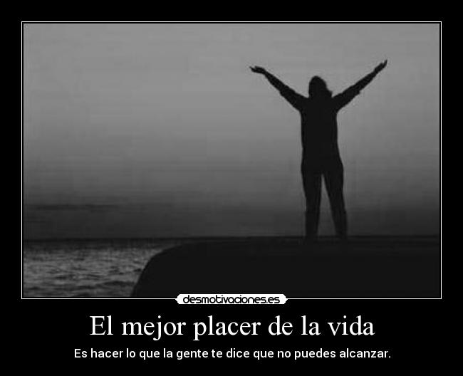 carteles vida mejor placer vida desmotivaciones