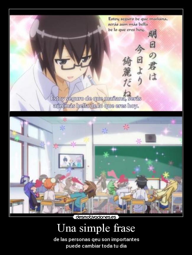 Una simple frase - 