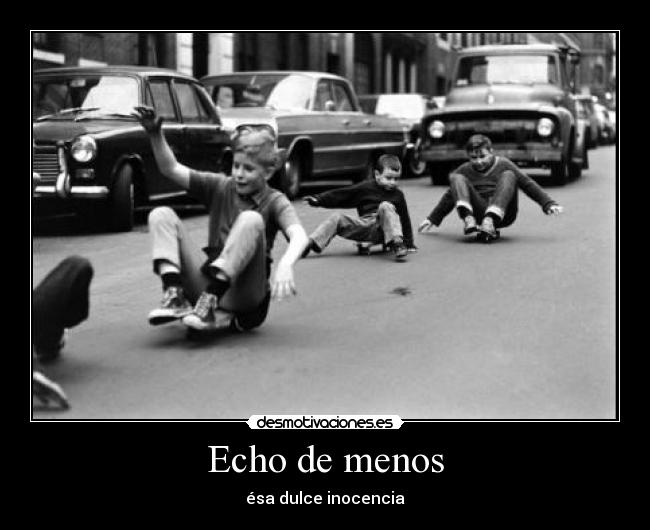 Echo de menos -
