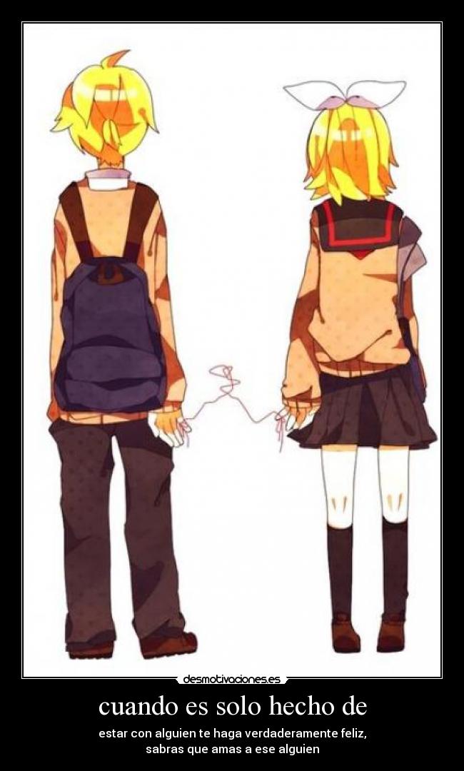 cuando es solo hecho de - 