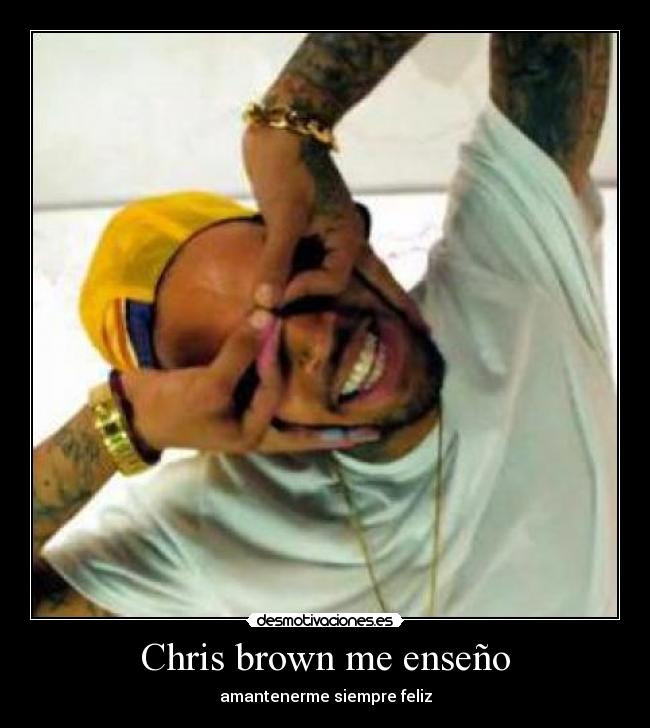 carteles chris brown desmotivaciones