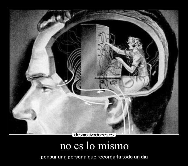 no es lo mismo - 
