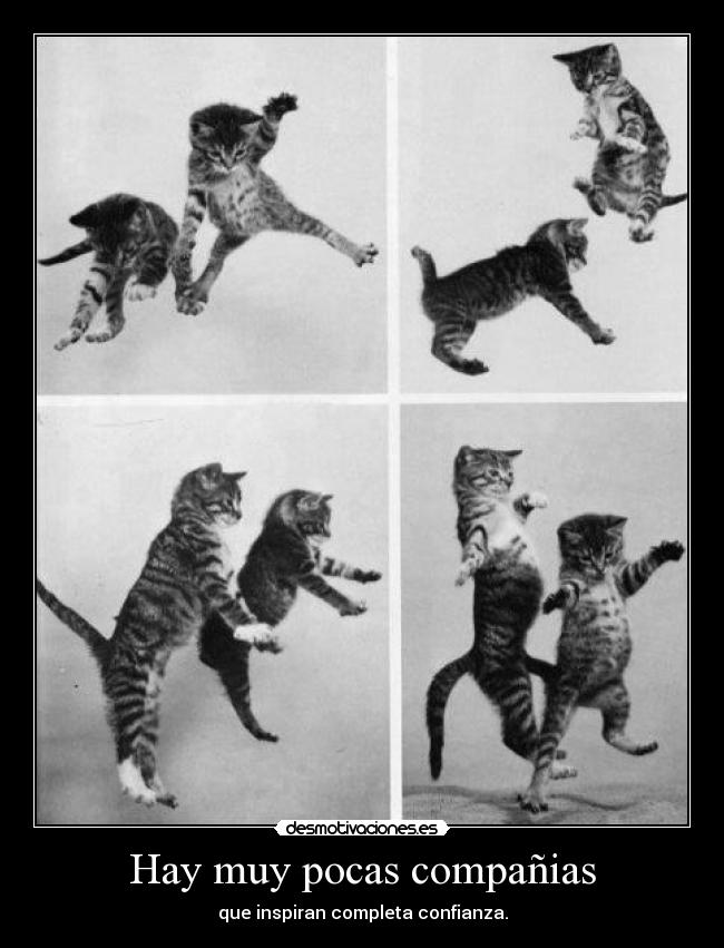 Hay muy pocas compañias - que inspiran completa confianza.