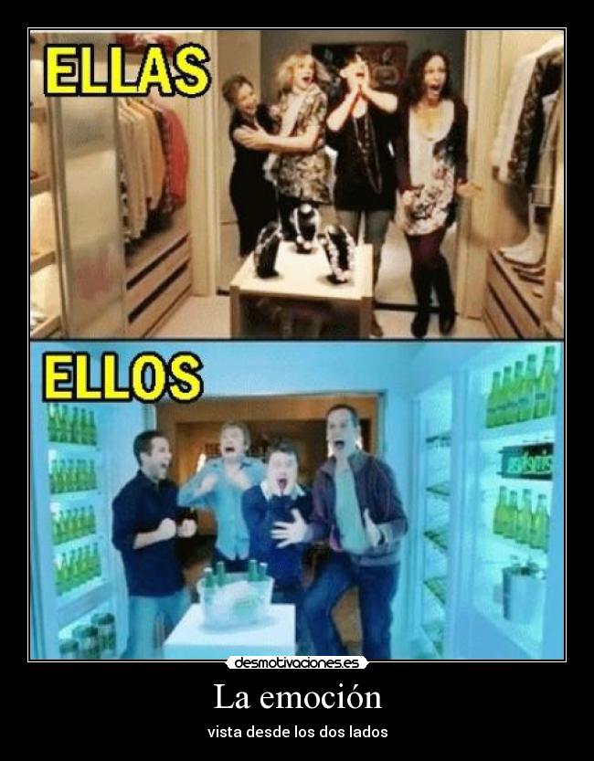 La emoción - vista desde los dos lados