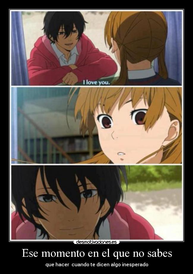 Ese momento en el que no sabes -