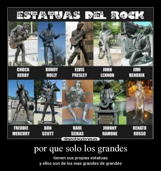 carteles rock queen berry holly presley lennon hendrix mercury scott seixas ramore russo desmotivaciones