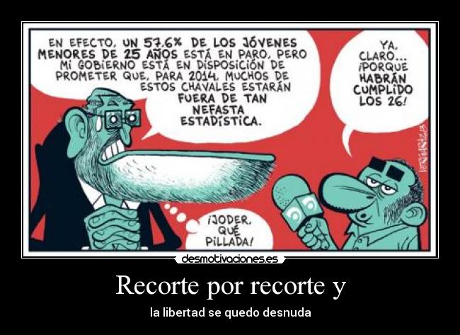 Recorte por recorte y - la libertad se quedo desnuda