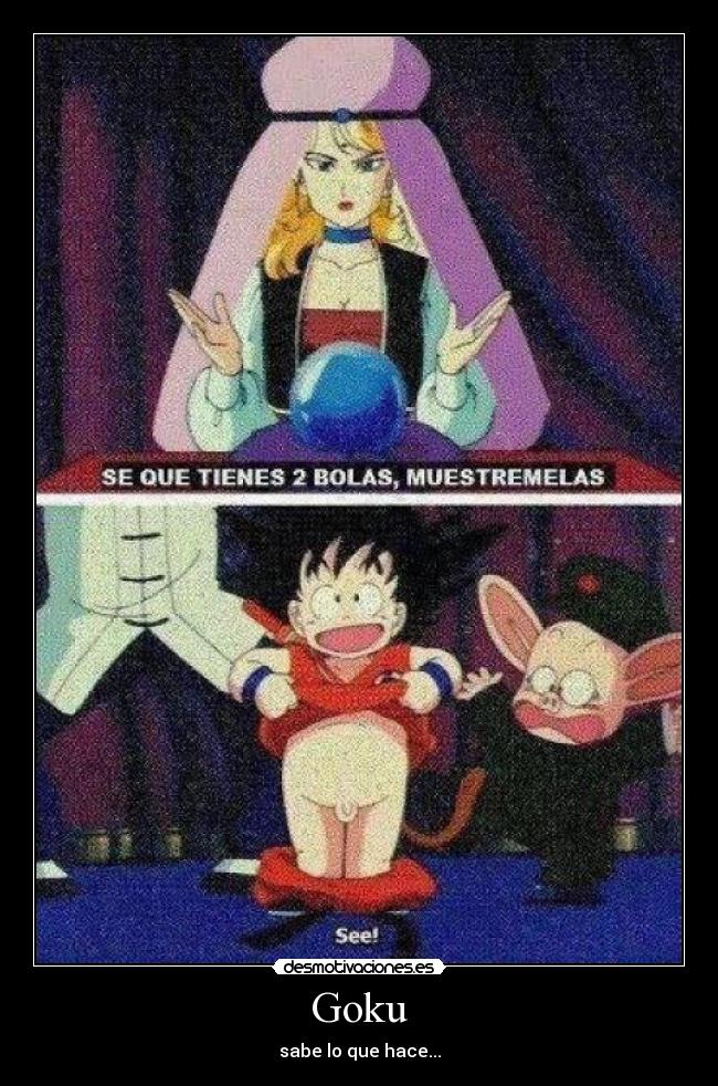 carteles dragon ball goku infancia echos reales inocencia momentos graciosos desmotivaciones