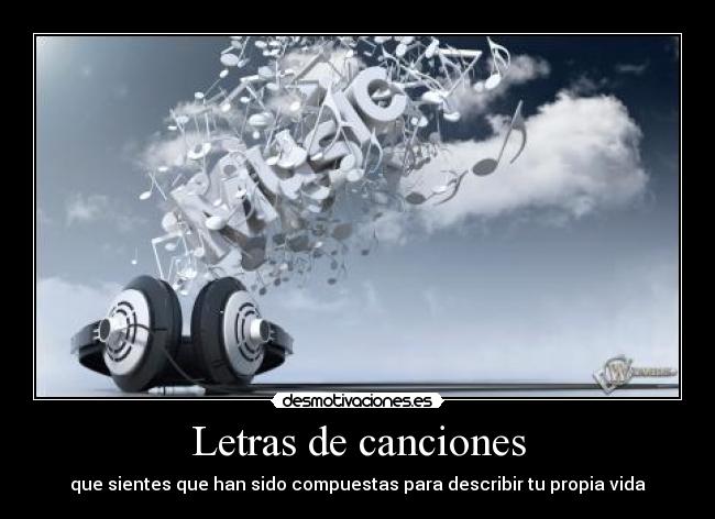 Letras de canciones -